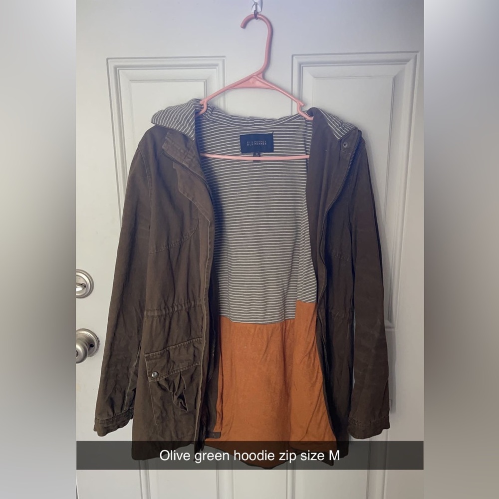 Olive green jacket